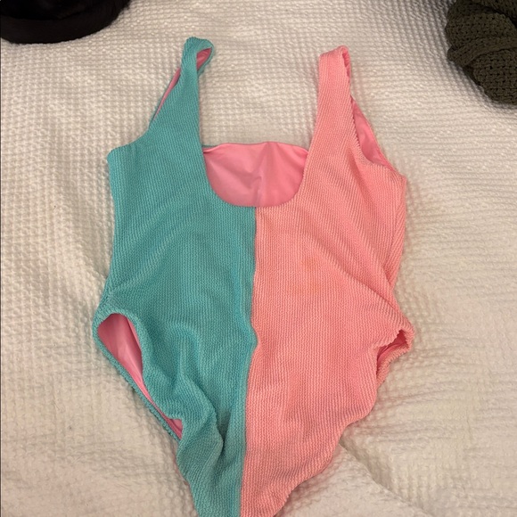 Show Me Your Mumu The Scrunch One Piece, watermelon mint scrunch, XXL - Picture 2 of 3